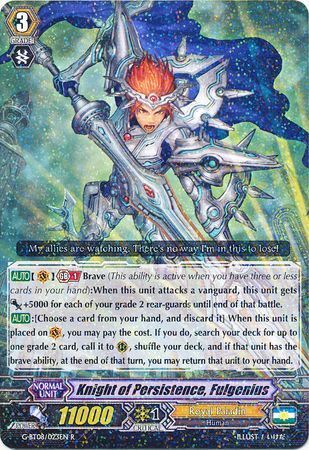 G-BT08/023EN (R) Knight of Persistence, Fulgenius