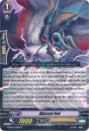 G-BT09/029EN (R) Abyssal Owl