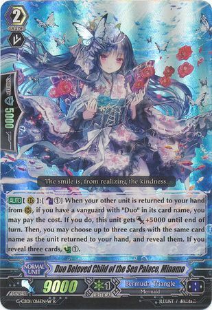 G-CB01/016EN W Foil (R) Duo Beloved Child of the Sea Palace, Minamo