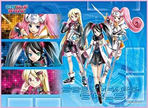 TCG Universal Fabric Play Mat "Sega Hard Girls" by Broccoli