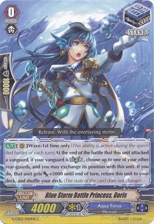 G-CB02/040EN (C) Blue Storm Battle Princess, Doris