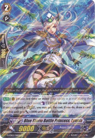 G-CB02/018EN (R) Blue Storm Battle Princess, Lynpia