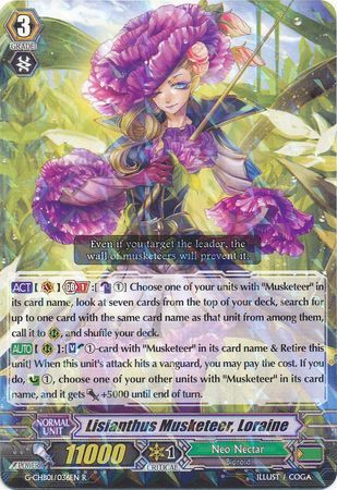 G-CHB01/036EN (R) Lisianthus Musketeer, Loraine