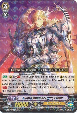 G-CHB01/023EN (R) Swordsman of Light, Picos