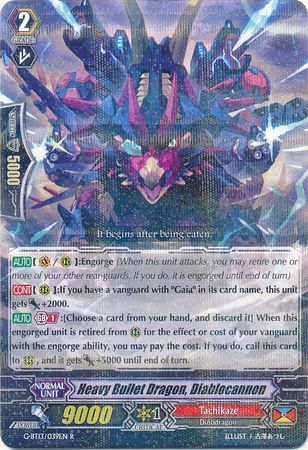 G-BT13/039EN (R) Heavy Bullet Dragon, Diablocannon