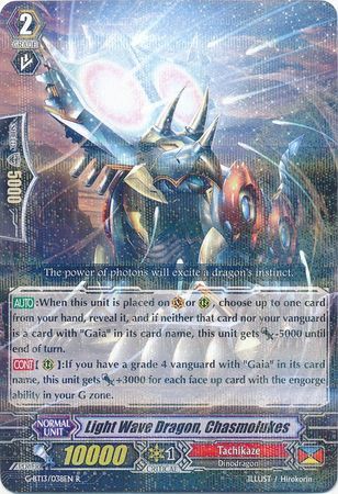 G-BT13/038EN (R) Light Wave Dragon, Chasmolukes