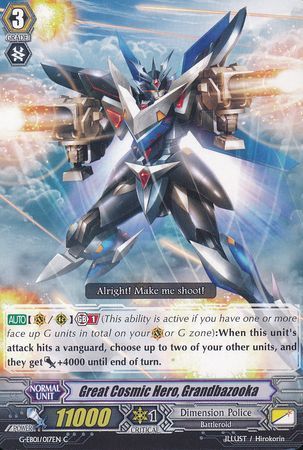 G-EB01/017EN (C) Great Cosmic Hero, Grandbazooka