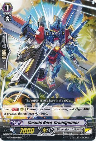 G-EB03/061EN (C) Cosmic Hero, Grandgunner