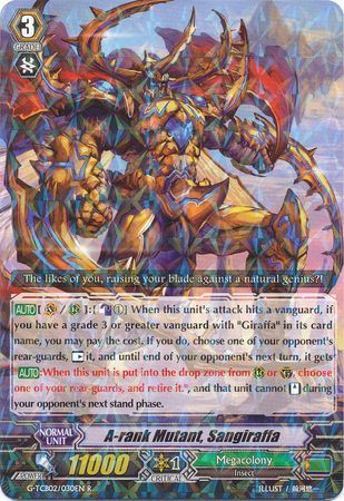 G-TCB02/030EN (R) A-rank Mutant, Sangiraffa