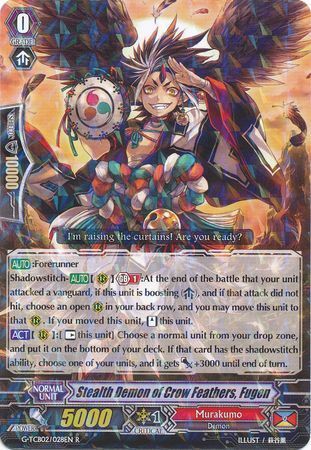 G-TCB02/028EN (R) Stealth Demon of Crow Feathers, Fugen