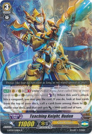 G-BT10/028EN (R) Teaching Knight, Hudon