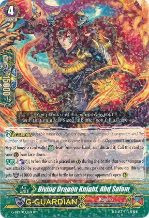 G-BT11/033EN (R) Divine Dragon Knight, Abd Salam