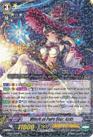 G-BT11/028EN (R) Witch of Pure Star, Anis