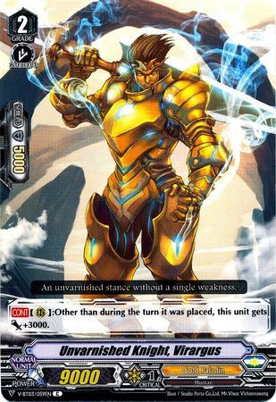 V-BT03/059EN (C) Unvarnished Knight, Virargus