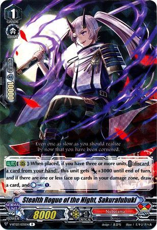 V-BT03/035EN (R) Stealth Rogue of the Night, Sakurafubuki