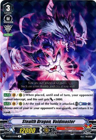 V-BT03/033EN (R) Stealth Dragon, Voidmaster