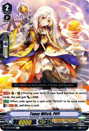 V-BT03/029EN (R) Topaz Witch, PiPi