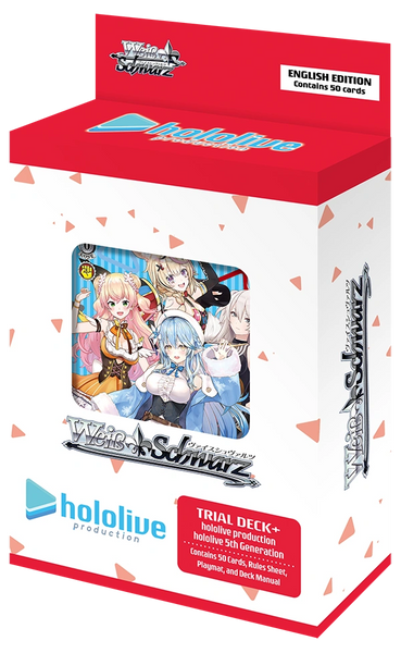 Weiss Schish Trial Deck+ (Plus) "hololive production hololive 5th Generation" by Bushiroadwarz Engl
