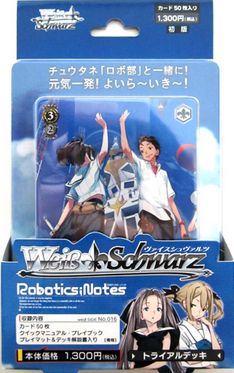 Weiss Schwarz Japanese Trial Deck "Robotics; Notes" by Bushiroad