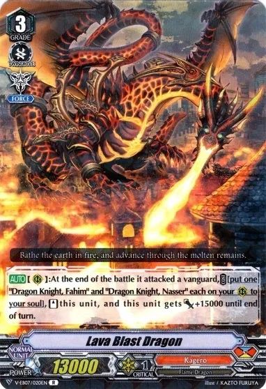 V-EB07/020EN (R) Lava Blast Dragon