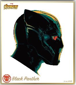 Visual Shikishi Collection "Avengers: Infinity War (Black Panther)" by Ensky