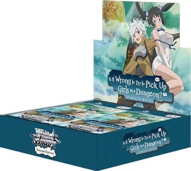 Weiss Schwarz English Booster Box "Is It Wrong to Try to Pick Up Girls in a Dungeon?" by Bushiroad