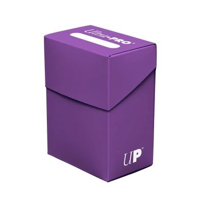 Solid Color Deck Box (Purple) by Ultra Pro