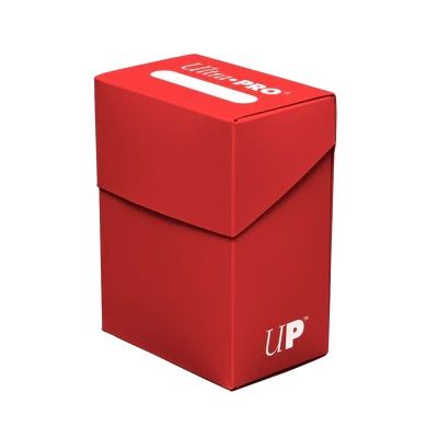 Solid Color Deck Box (Red) by Ultra Pro
