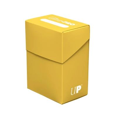 Solid Color Deck Box (Yellow) by Ultra Pro
