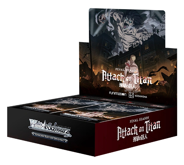 Weiss Schwarz English Booster Box "Attack on Titan: Final Season" by Bushiroad