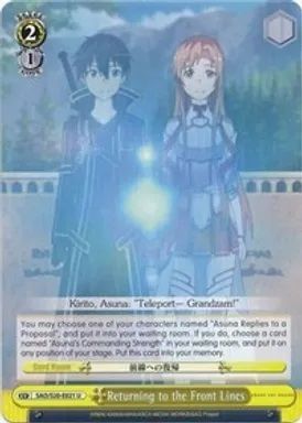 SAO/S20-E021 (U) Returning to the Front Lines