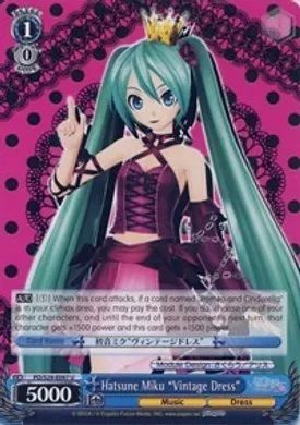 PD/S29-E097 (U) Hatsune Miku "Vintage Dress"