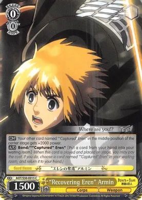 AOT/S50-E015 (C) "Recovering Eren" Armin