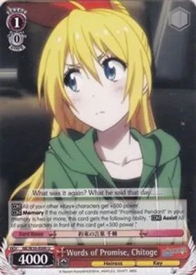 NK/W30-E060 (U) Words of Promise, Chitoge
