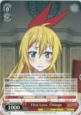 NK/W30-E058 (U) First Love, Chitoge