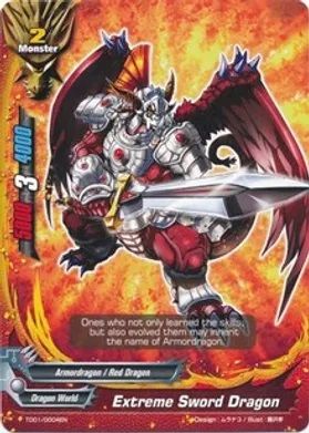 TD01/0004EN (TD) Extreme Sword Dragon