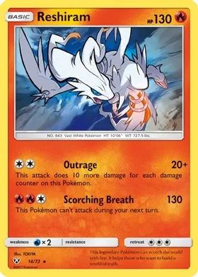 14/73 (R) Reshiram - Reverse Holofoil