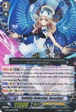 BT11/002EN (RRR) Solidify Celestial, Zerachiel