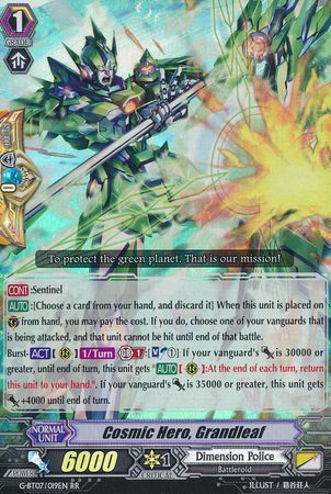 G-BT07/019EN (RR) Cosmic Hero, Grandleaf
