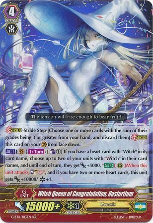 G-BT11/013EN (RR) Witch Queen of Congratulation, Nasturtium