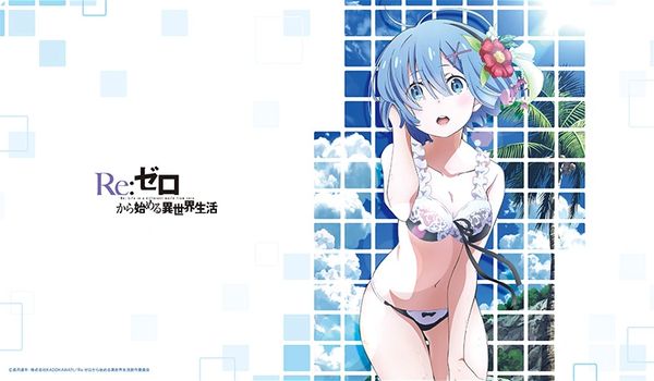 Rubber Mat "Re:Zero - Starting Life in Another World (Rem/Swimwear)" by Curtain Damashii