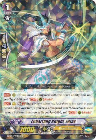 G-BT14/030EN (R) Lunarfang Knight, Felax