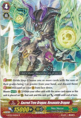 G-BT10/042EN (R) Sacred Tree Dragon, Resonate Dragon
