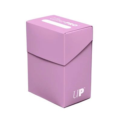 Solid Color Deck Box (Pink) by Ultra PRO