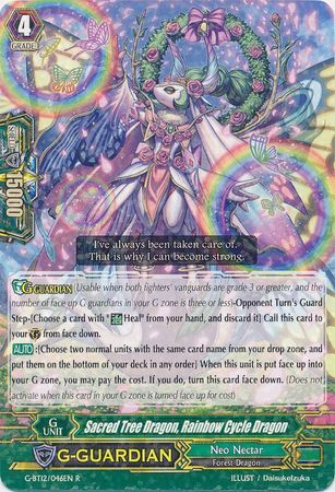 G-BT12/046EN (R) Sacred Tree Dragon, Rainbow Cycle Dragon