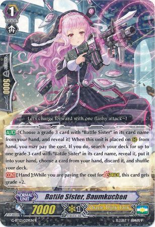 G-BT12/029EN (R) Battle Sister, Baumkuchen