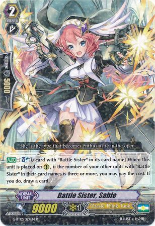 G-BT12/027EN (R) Battle Sister, Sable