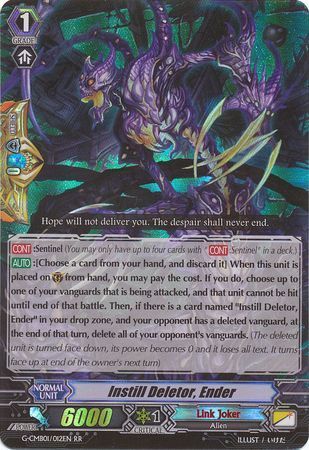 G-CMB01/012EN (RR) Instill Deletor, Ender