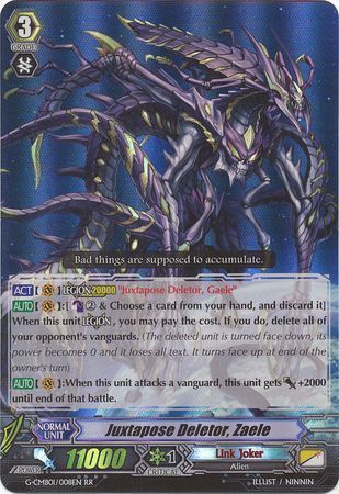 G-CMB01/008EN (RR) Juxtapose Deletor, Zaele