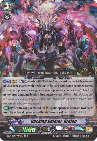 G-CMB01/005EN (RRR) Docking Deletor, Greion